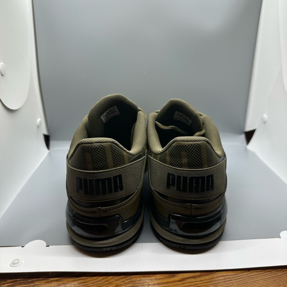 Puma Men's Athletic Olive Shoes - Picture 4 of 5